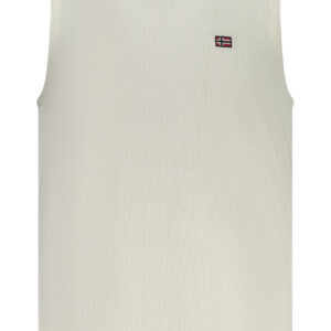1963 Quality Ribbed White Tank Top