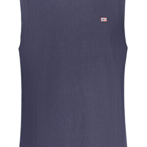 1963 Quality Ribbed Blue Tank Top